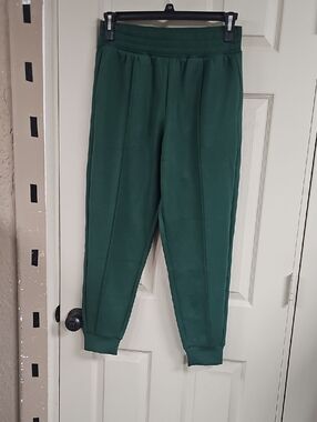 Forest Green Knit Jogger Pants